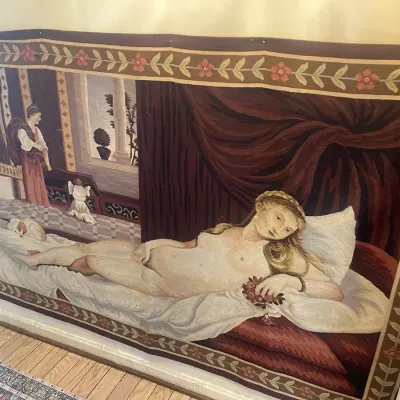 Romantic Style Wool Needlepoint Tapestry