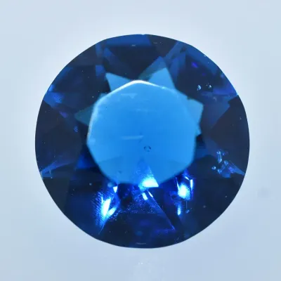 12.9ct Round Blue Stone