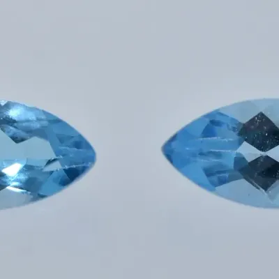 2.4ctw Natural Marquise Blue Topaz Pair