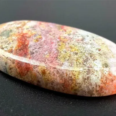 45.0 Ct Multicolor Moss Agate Cabochon 