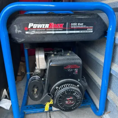 PowerBack GT5250 5250-Watt Generator – Tecumseh 10 HP