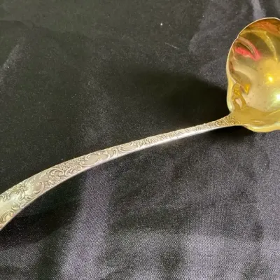 Sterling Silver Punch/soup Ladle (152g)