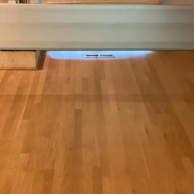 Modern Frosted Glass Dining Table 