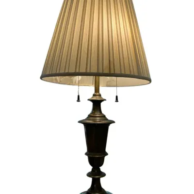 Heavy Brass / Bronze Lamp (38 Inch)