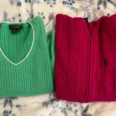 Two Ralph Lauren Women’s Sweaters