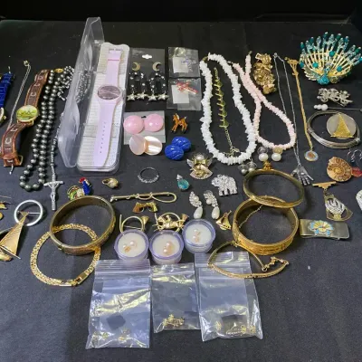 Costume Jewelry Including Swatch And Gold Filled Pieces 