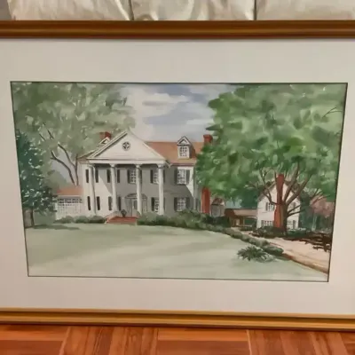Print Of A Roseland Plantation Mansion By G. Dupre