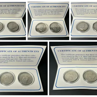 PCH Franklin Silver Half-Dollars (10 Count)