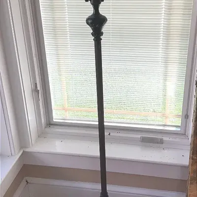 Candelabra Style With Marble Base Standing Lamp