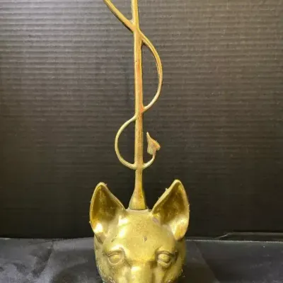 Virginia Metalcrafters Fox Head Door Stop 