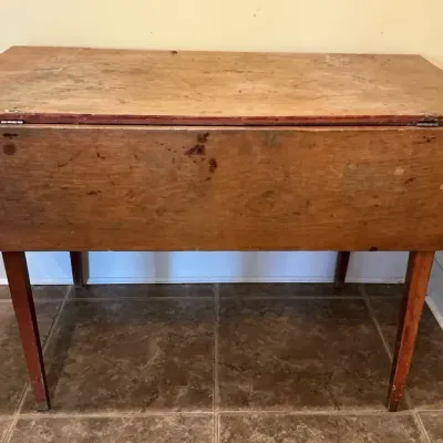 Antique Drop Leaf Table (41 x 21 x 28)