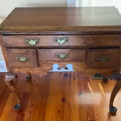 Queen Anne Wood Desk
