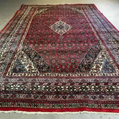 Very Large Handmade Persian Bibikabad Wool Pile Area Rug (10.6 Ft x 17.10 Ft)