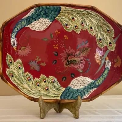 Peacock Platter