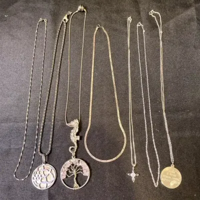 Sterling Silver Necklace Selection 