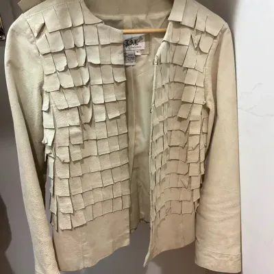Live A Little Women’s Medium Leather Jacket 