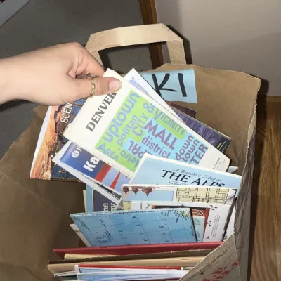 Sale Photo Thumbnail #128: National Geographic inserts, maps, and more