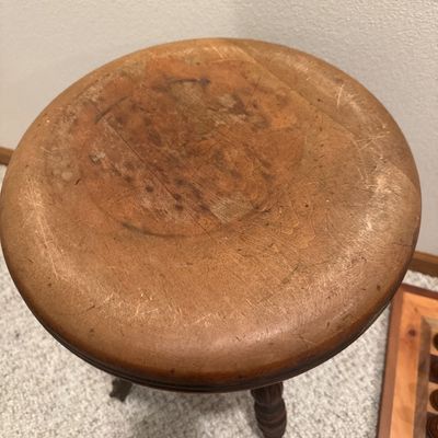 Sale Photo Thumbnail #1924: D66.5-Stool with claw feet