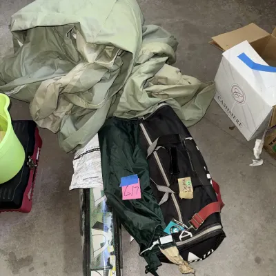Sale Photo Thumbnail #1837: Not sure if any are missing parts or anything, several tents here