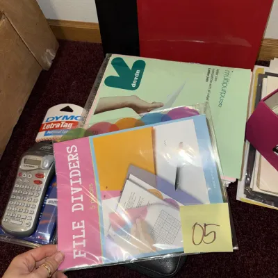 O5 - Assorted Office Supplies, etc.
