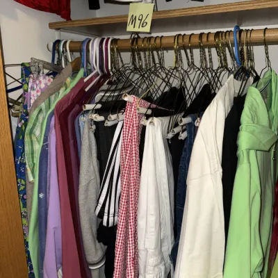 Sale Photo Thumbnail #992: Mostly women's, lots of pants, some larger t-shirts that could be unisex