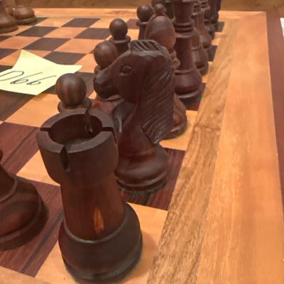 Sale Photo Thumbnail #1918: D66-Chessboard made of native wood