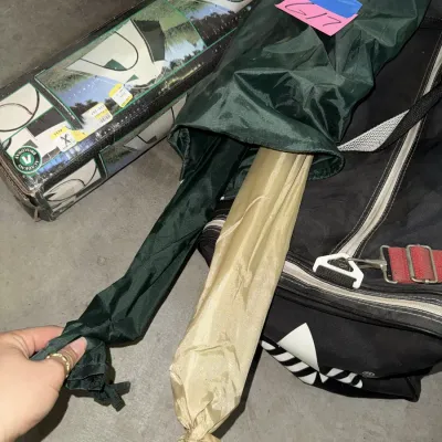 Sale Photo Thumbnail #1842: Not sure if any are missing parts or anything, several tents here