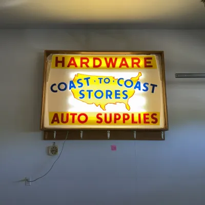 Sale Photo Thumbnail #1897: Super cool sign, very large