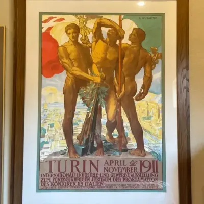 Framed Poster Of 1911 International Exposition 