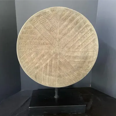 Geometric Stone Sculpture