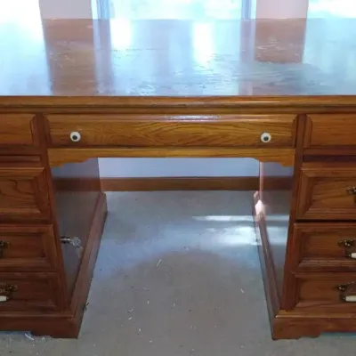 Vintage Bassett Wooden Office Desk