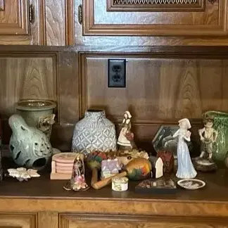 A Large Variety Of Home Decor And Figurines