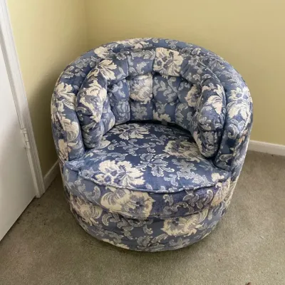 Swivel Barrel Chair - UPSTAIRS