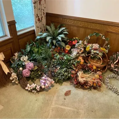 A Variety Of Faux Flowers