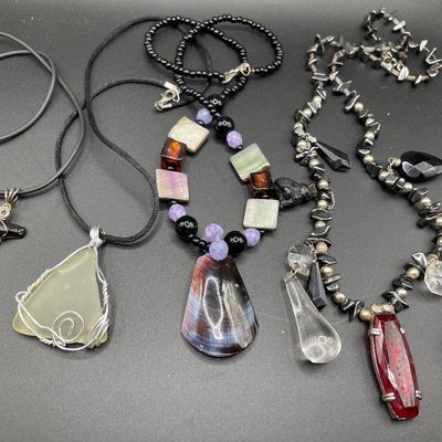 Sale Photo Thumbnail #110: Black themed necklaces