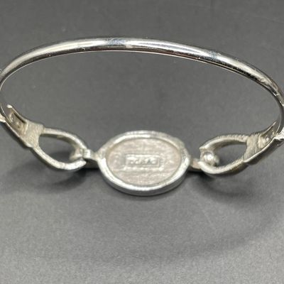 Sale Photo Thumbnail #101: Silver tone bracelets