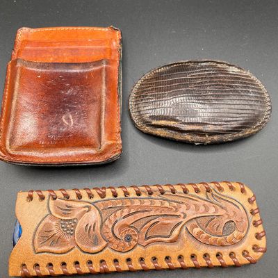 Sale Photo Thumbnail #6: Leather items