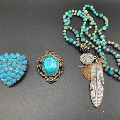 Sale Photo Thumbnail #82: Blue jewelry