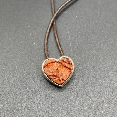 Sale Photo Thumbnail #233: Sterling heart necklace
