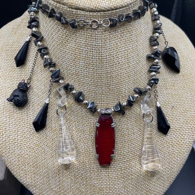 Sale Photo Thumbnail #114: Black themed necklaces