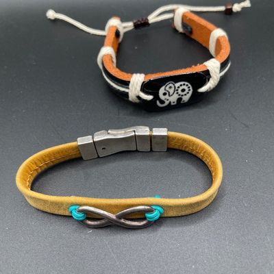 Sale Photo Thumbnail #231: Leather bracelets