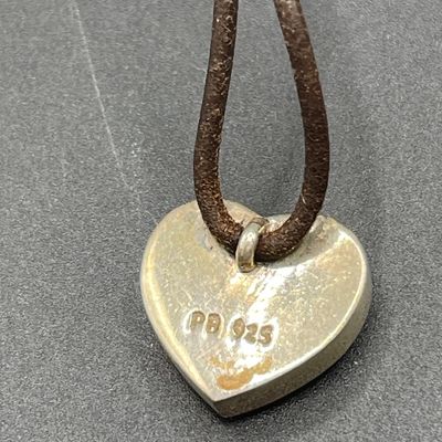 Sale Photo Thumbnail #234: Sterling heart necklace