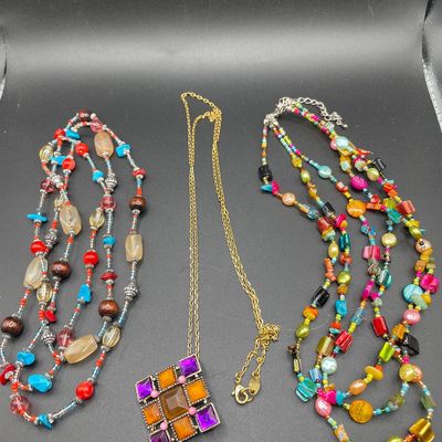 Sale Photo Thumbnail #123: Fun and bright necklaces