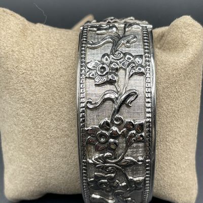 Sale Photo Thumbnail #105: Silver tone bracelets