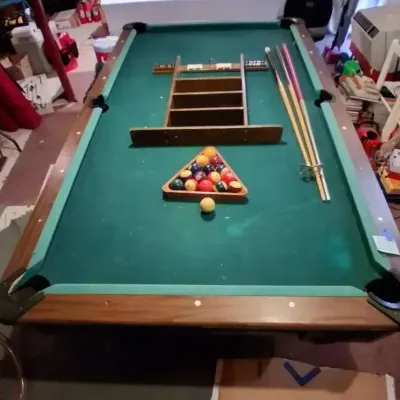 Pool Table With Accessories