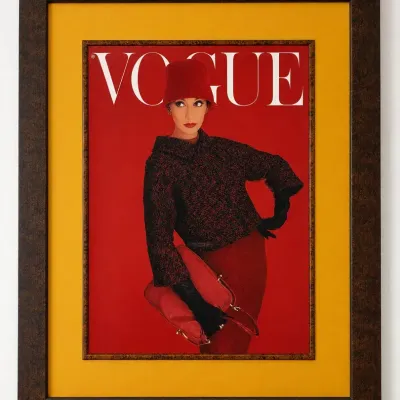 Vogue Framed Print #1