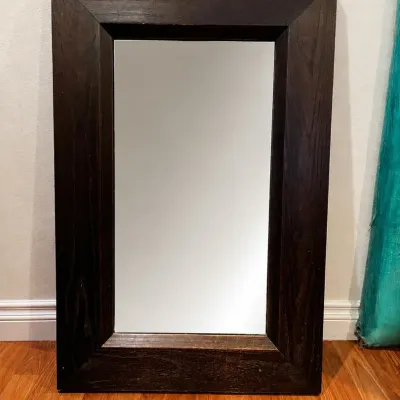 24w X 36h X 2dp Wood Framed Mirror
