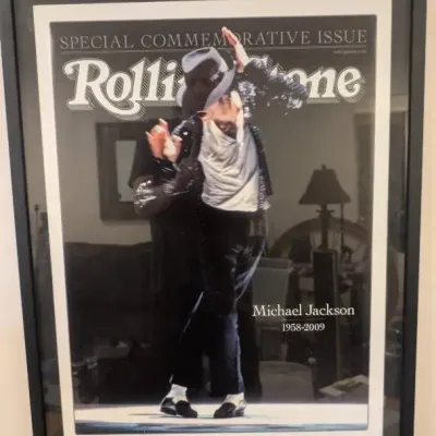 Framed Trends International Rolling Stone Magazine Michael Jackson 2009 Wall Poster