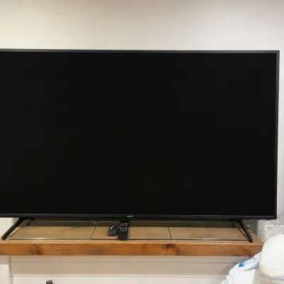 Large Sony TV On Stand