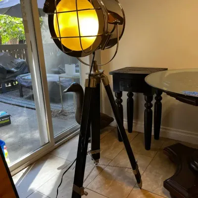 Chrome Spotlight Floor Lamp